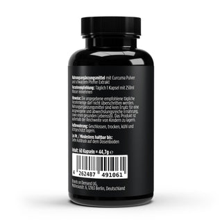Curcuma + Piperin - 60 Kapseln