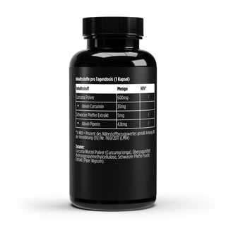 Curcuma + Piperin - 60 Kapseln